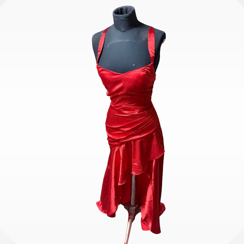 Elegant Red Women's Dress